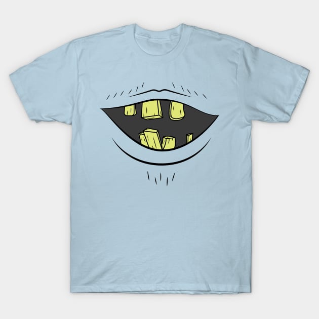 Busted Monster Mouth T-Shirt by Oswaldland